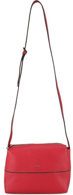 

Furla Women Casual Red Genuine Leather Sling Bag