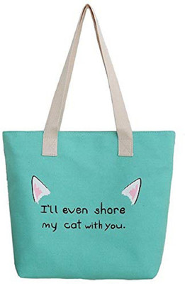 

Mei&Ge Girls Evening/Party, Casual, Formal Green Canvas Hand-held Bag