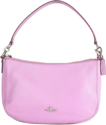 Coach Women Casual Pink Genuine Leather Sling Bag