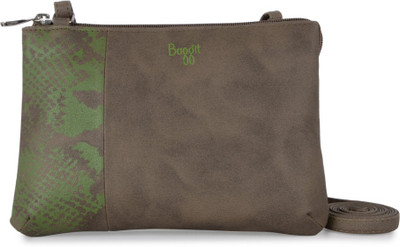 

Baggit Women Casual Green PU Sling Bag