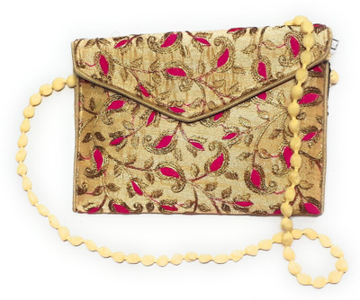 

Unique Fashion Women Casual Pink, Multicolor Silk Sling Bag, Multicolor;pink