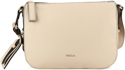 

Furla Women Casual Beige Genuine Leather Sling Bag
