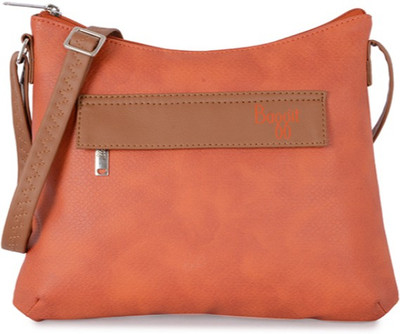 

Baggit Women Casual Orange PU Sling Bag