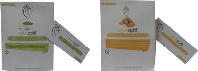 

Ayur Spirit Combo Of Green Gram And Wild Turmeric Bathing Soap(200 g, Pack of 2)