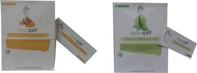 

Ayur Spirit Combo Of Wild Turmeric And Thulasi Bathing Soap(200 g, Pack of 2)
