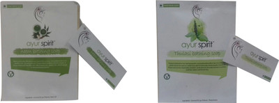 

Ayur Spirit Combo Of Neem And Thulasi Bathing Soap(200 g, Pack of 2)