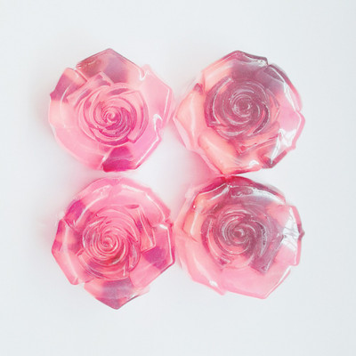 

Pics And You Rose Aroma Hand Made Soap Pack Of 4 (2 Soaps, 2.4 x 2.4 x 1 inch, 100 gram)(10 g, Pack of 4)