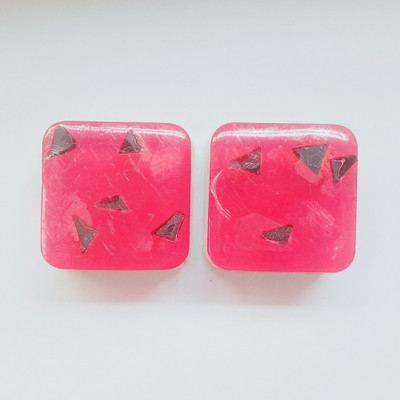 

Pics And You Watermelon Aroma Square Hand Made Soap Pack Of 2 (2 Soaps, 2.4 x 2.4 x 1 inch, 100 gram)(10 g, Pack of 2)