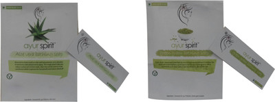 

Ayur Spirit Combo Of Aloe Vera And Green Gram Bathing Soap(200 g, Pack of 2)