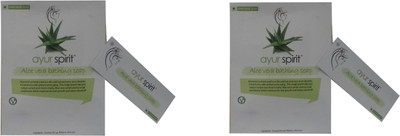 

Ayur Spirit Aloe Vera Bathing Soap (Pack of 2)(200 g, Pack of 2)