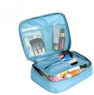 

Alwick Travel Cosmetic Makeup Toiletry Bag Case Storage Organiser Pouch Handbag For Women And Men Travel Toiletry Kit(Multicolor)