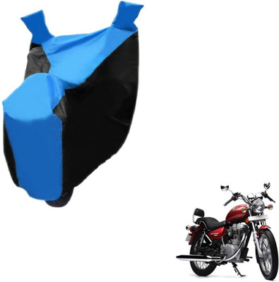 NIKS Two Wheeler Cover for Royal Enfield(Thunderbird 500, Black, Blue)