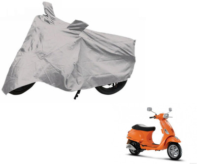 NIKS Two Wheeler Cover for Universal For Bike(Vespa SXL, Silver)
