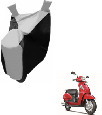 NIKS Two Wheeler Cover for Suzuki(Access SE, Black, Silver)