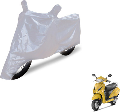 NIKS Two Wheeler Cover for Honda(Activa 5G, Silver)