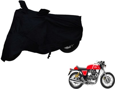 NIKS Two Wheeler Cover for Royal Enfield(Continental GT, Black)