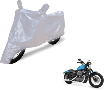 NIKS Two Wheeler Cover for Harley Davidson(XL 1200, Silver)