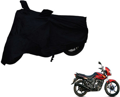 NIKS Two Wheeler Cover for TVS(Flame DS 125, Black)