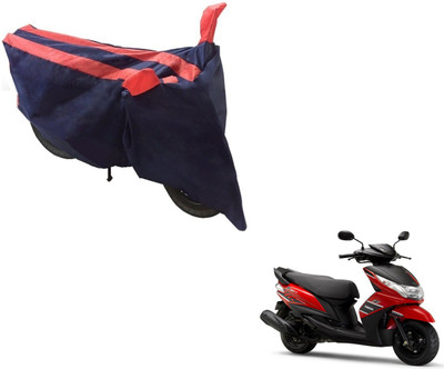NIKS Two Wheeler Cover for Yamaha(Ray Z, Black, Orange)
