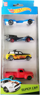 

Hot Wheels Four-Car Assortment Pack(Multicolor)