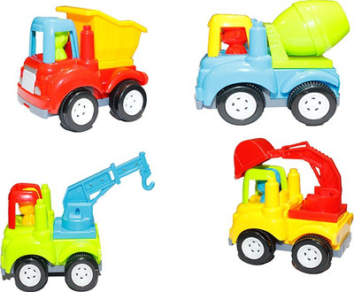 

TOYZTREND TRACTORS TOY SET COMBO OF 4 PCS PREMIUM QUALITY(Multicolor)