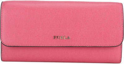 

Furla Women Casual Pink Genuine Leather Wallet(6 Card Slots), Ortensia