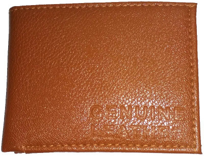 

HUSSAINS Men Brown Genuine Leather Wallet(5 Card Slots)