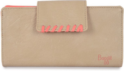 

Baggit Women Casual Beige Artificial Leather Wallet(8 Card Slots), Sand