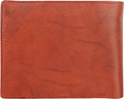 

Styler King Men Brown Genuine Leather Wallet(9 Card Slots)