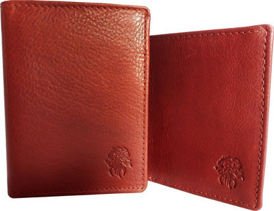 

Leandre Men Tan Genuine Leather Wallet(5 Card Slots)