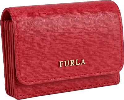 

Furla Women Evening/Party Maroon Genuine Leather Wallet(6 Card Slots), Ruby