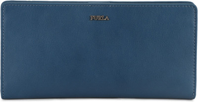 

Furla Women Evening/Party Blue Genuine Leather Wallet(9 Card Slots)
