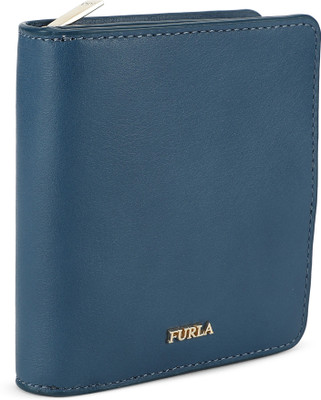 

Furla Women Casual Blue Genuine Leather Wallet(8 Card Slots), Blue cobalto