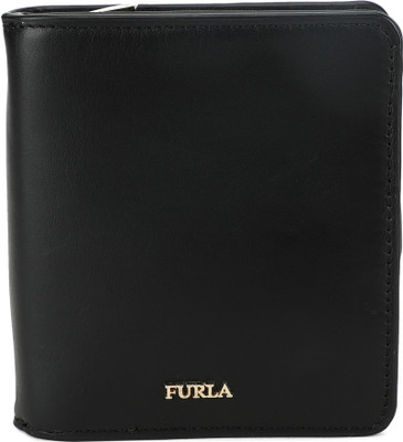 

Furla Women Formal Black Genuine Leather Wallet(6 Card Slots)