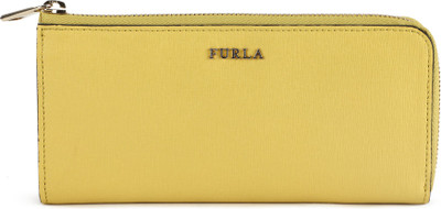 

Furla Women Casual Yellow Genuine Leather Wallet(6 Card Slots), Senape