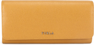 

Furla Women Casual Yellow Genuine Leather Wallet(12 Card Slots), Zafferano