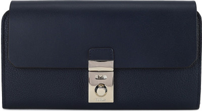 

Furla Women Formal Blue Genuine Leather Wallet(10 Card Slots), Blu