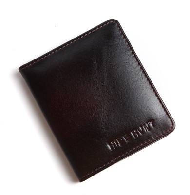 

Hide Hunt Men Brown Genuine Leather Card Holder(10 Card Slots)