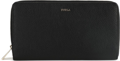 

Furla Women Casual Black Genuine Leather Wallet(15 Card Slots), Onyx
