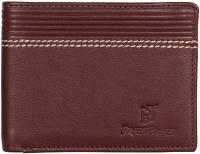 

breiftasche Men Brown Genuine Leather Wallet(6 Card Slots)