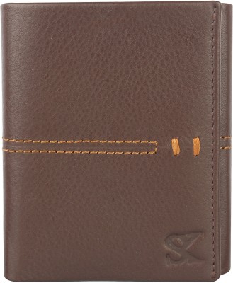 

Styler King Men Brown Genuine Leather Wallet(7 Card Slots)