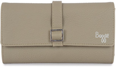 

Baggit Women Casual Beige Artificial Leather Wallet(8 Card Slots), Smoke