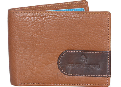 

SS CREATION Men Brown Genuine Leather Wallet(5 Card Slots)