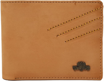 

Wildmount Men Tan Genuine Leather Wallet(3 Card Slots)