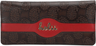 

Holii Women Casual Brown Genuine Leather Wallet(6 Card Slots)