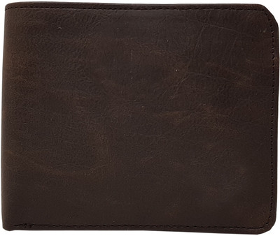 

Wildmount Men Brown Genuine Leather Wallet(7 Card Slots)