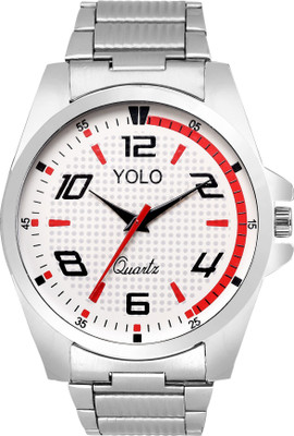 

YOLO YGC-070 WHITE DOTS Dotted Dial Watch - For Boys
