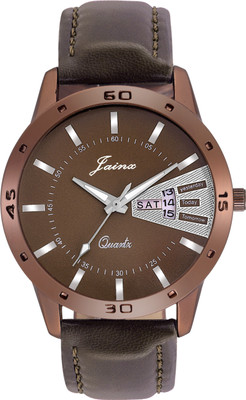 

JAINX JM289 Brown Dial Day And Date Display Analog Watch - For Men