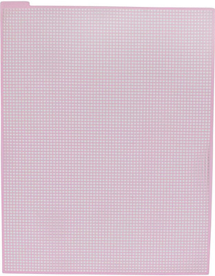 

AsianHobbyCrafts Plastic Cross Stitch Canvas Sheet for Cross Stitch Craft, Sewing, Embroidery, Baby Pink (6 Count, 11x10-inches)