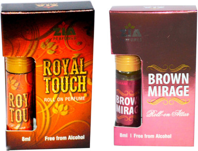 

Zia Royal touch + Brown Mirage Malaysian edition pure Floral Attar(Musk)